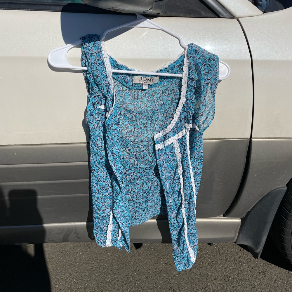 Vintage lace vest